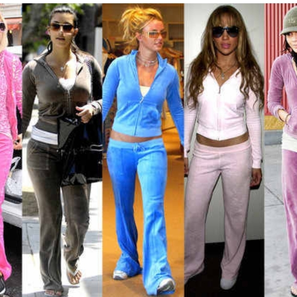 Juicy couture velour vintage navy set - Picture 3 of 15